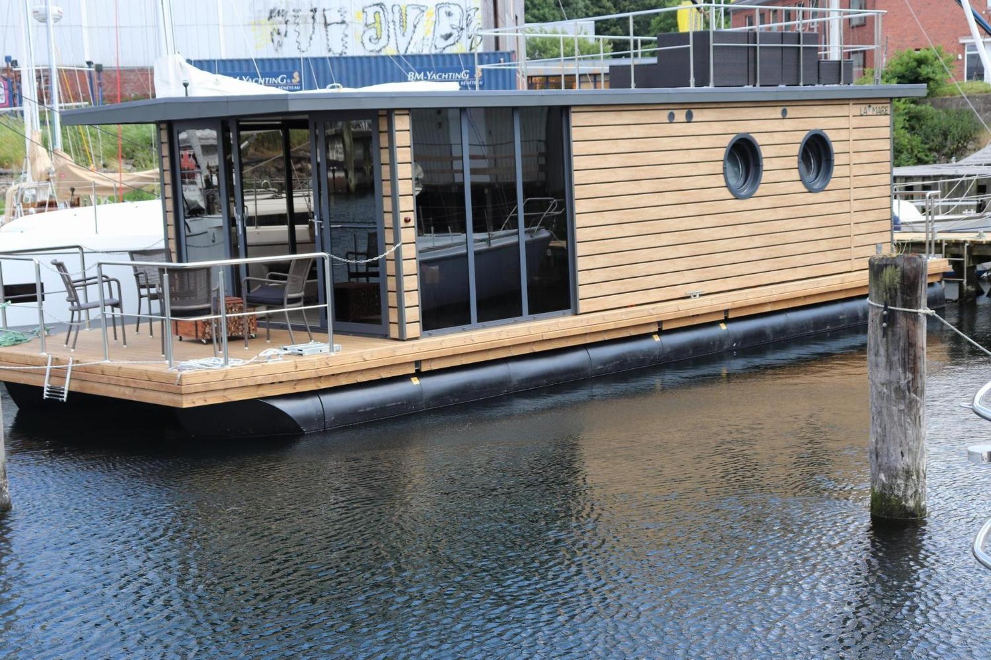 Hotel Houseboat Leni Flensburgo Exterior foto