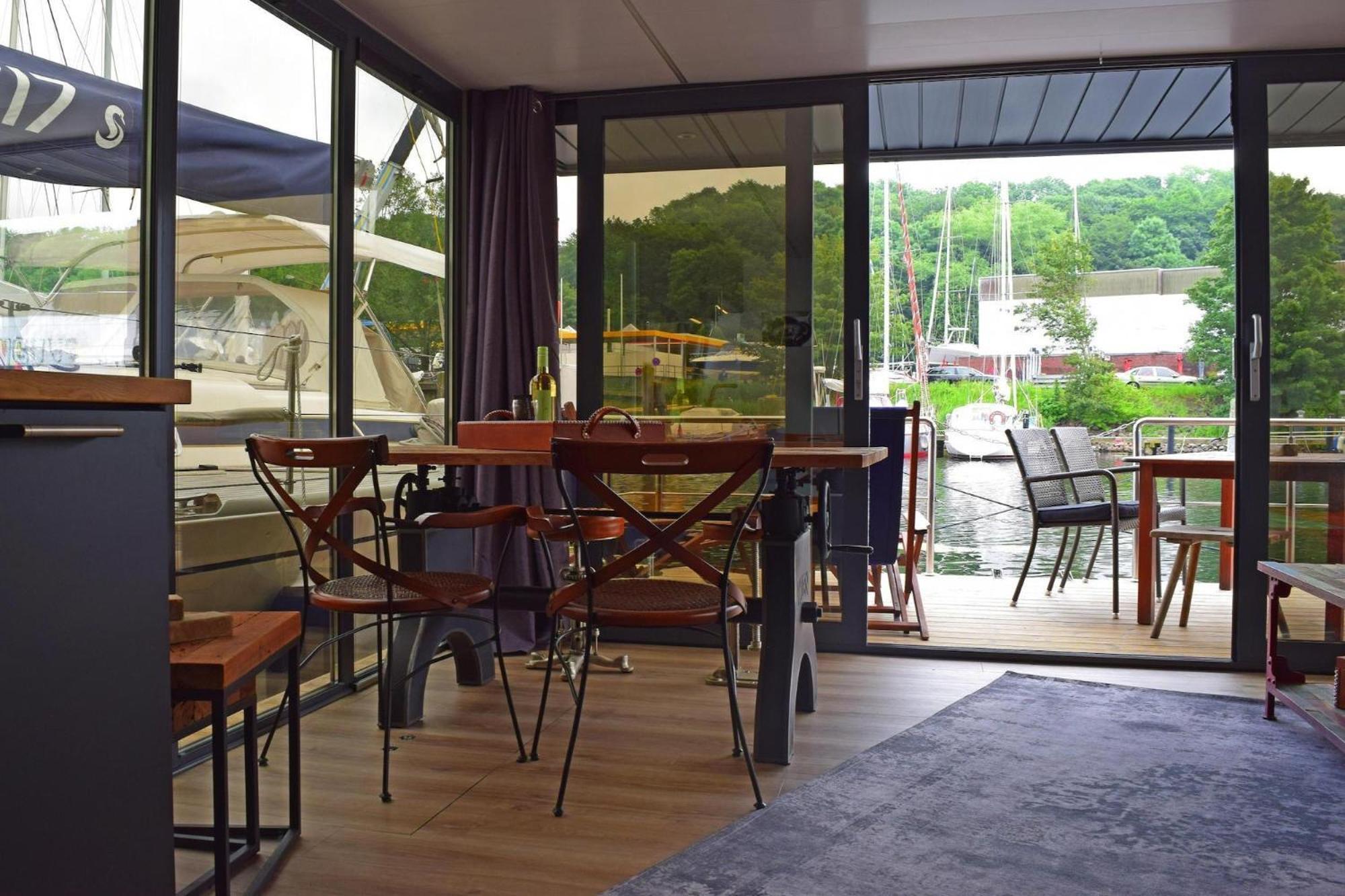 Hotel Houseboat Leni Flensburgo Exterior foto