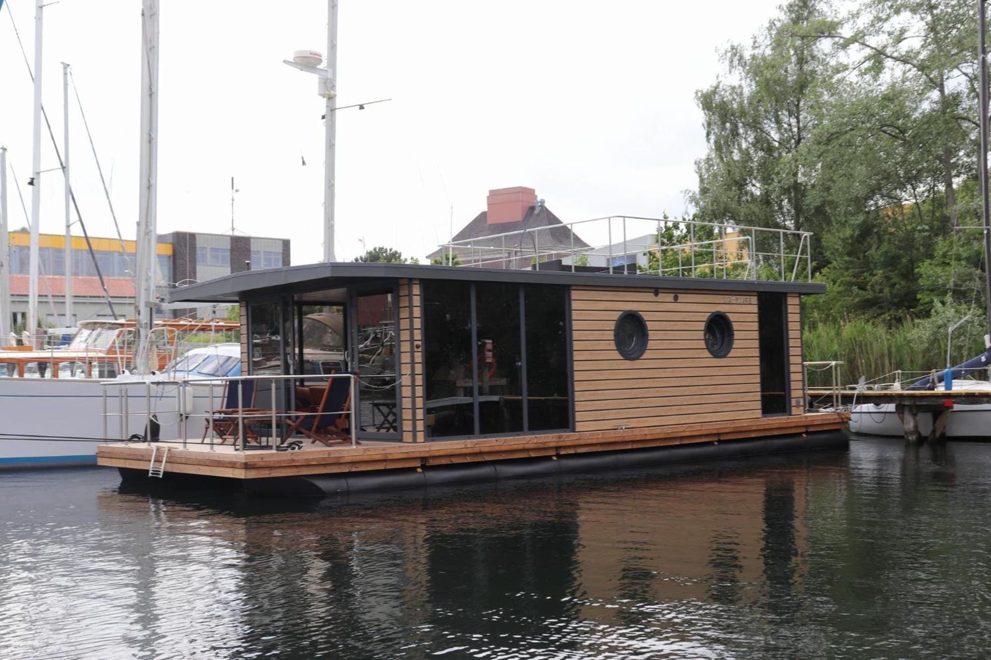 Hotel Houseboat Leni Flensburgo Exterior foto