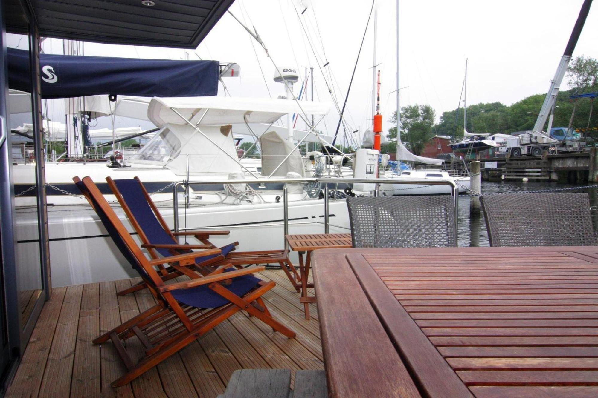 Hotel Houseboat Leni Flensburgo Exterior foto