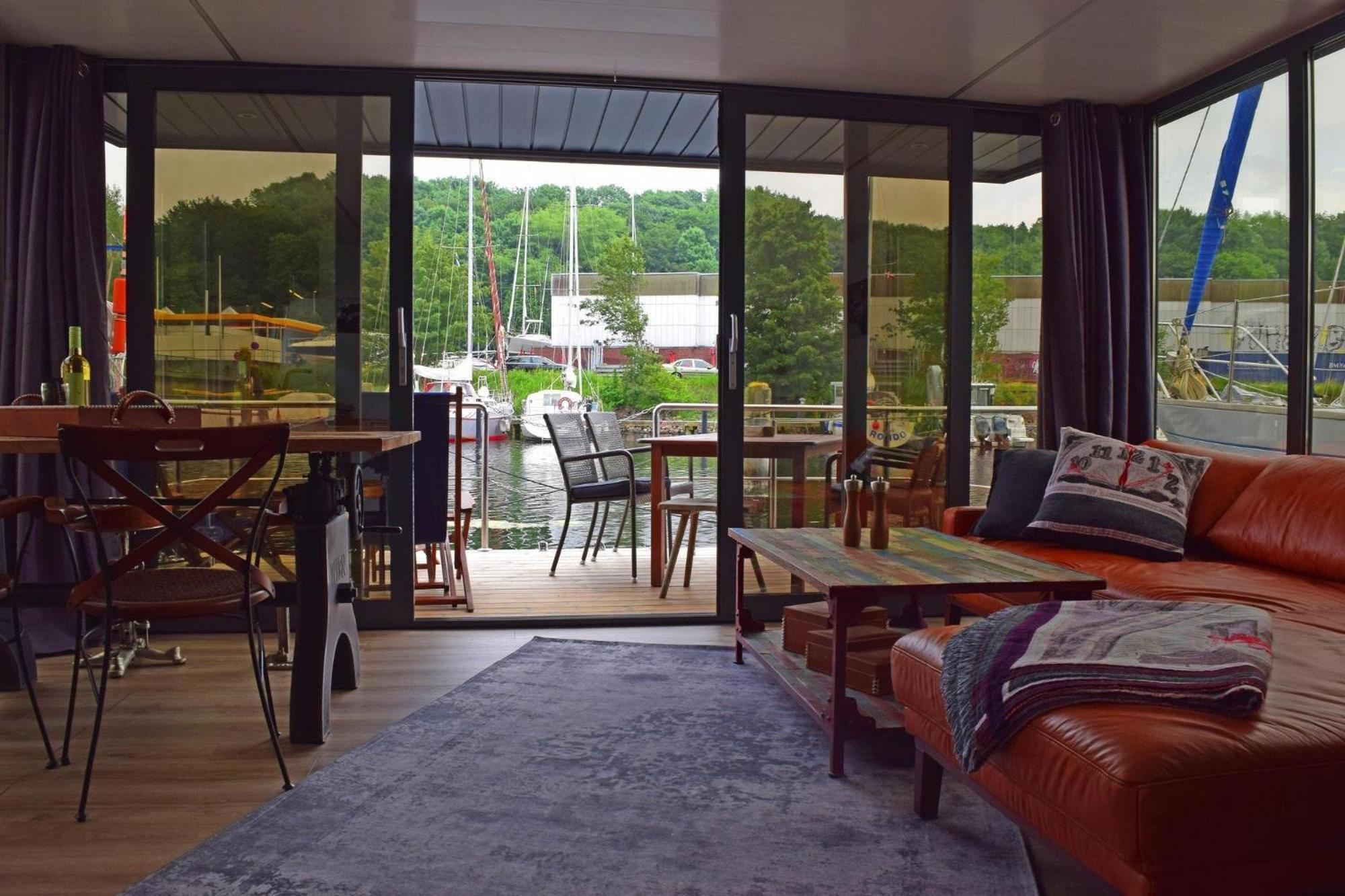 Hotel Houseboat Leni Flensburgo Exterior foto